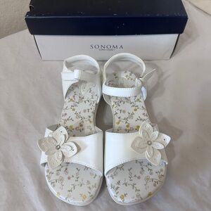 Sonoma White Floral Sandals for Women